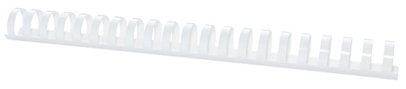 Пружина пластикова біла d-25мм OFFICE PRODUCTS 20242515-14, 50 шт/уп